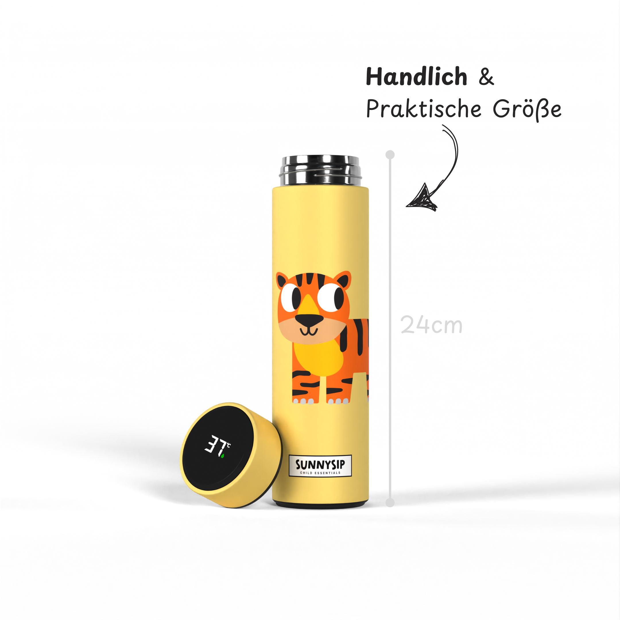 Titus der Tiger – Smarte Thermosflasche (500ml)