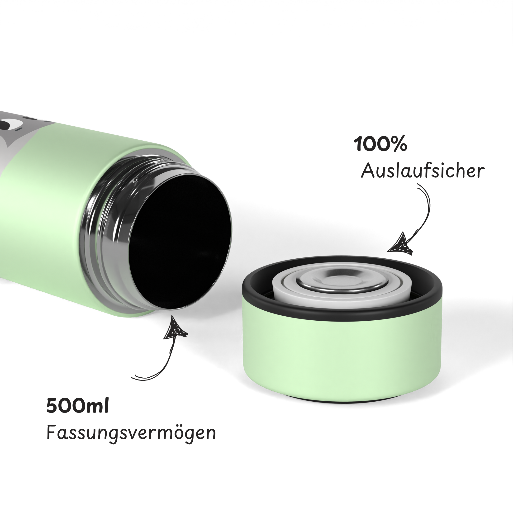 Edda die Elefantin – Smarte Thermosflasche (500ml)