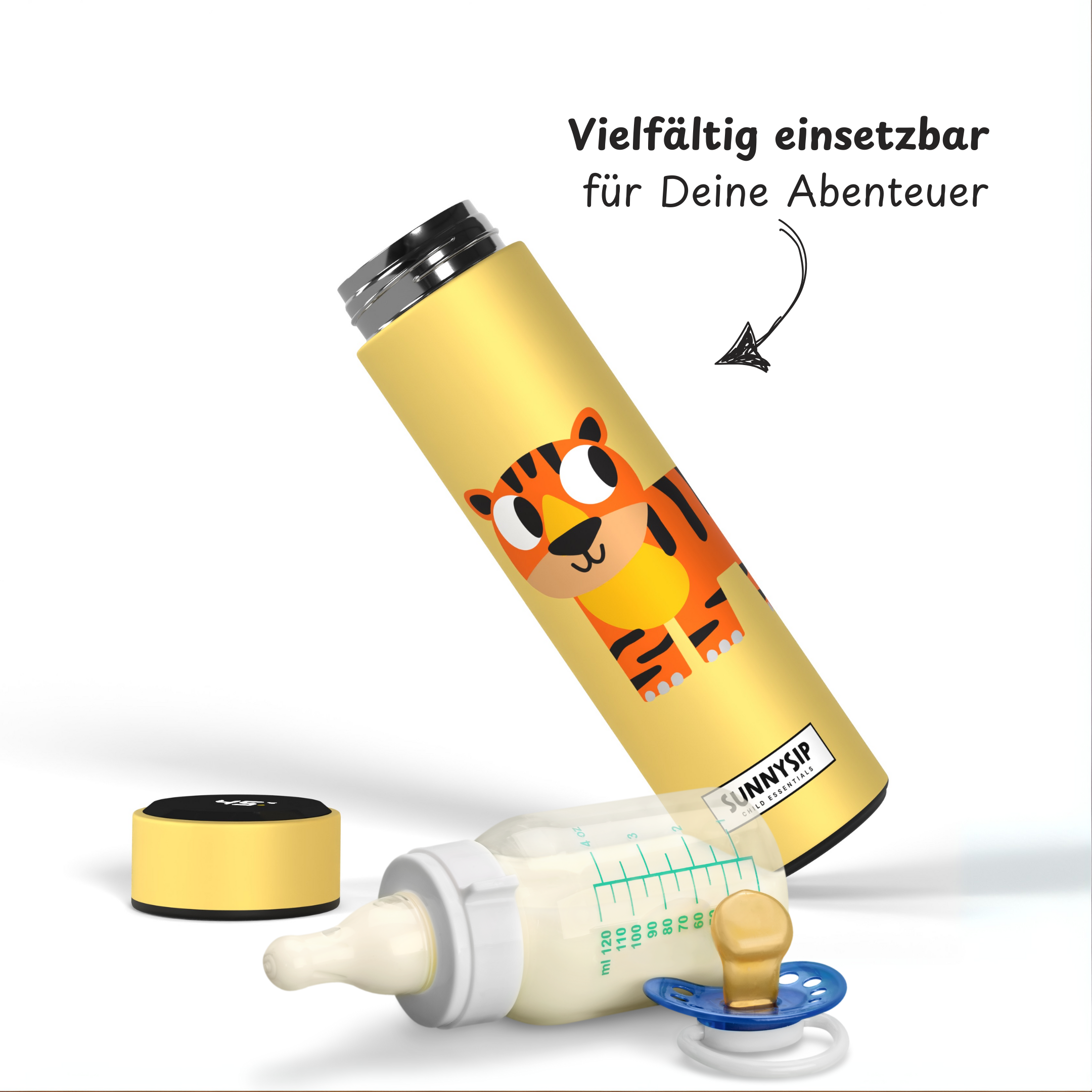 Titus der Tiger – Smarte Thermosflasche (500ml)